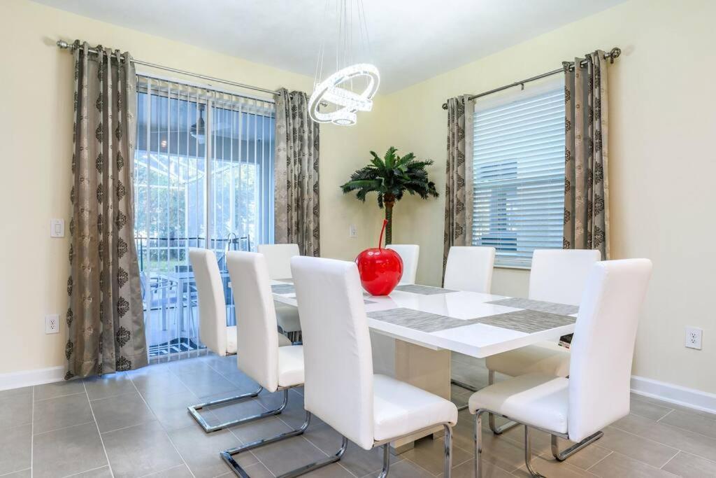 Close To Disney & Other Theme Parks,Private Heated Poolspa, Bbq & Game Rm Kissimmee Eksteriør billede