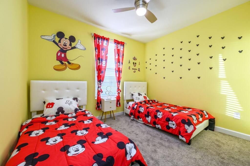Close To Disney & Other Theme Parks,Private Heated Poolspa, Bbq & Game Rm Kissimmee Eksteriør billede