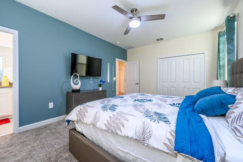Close To Disney & Other Theme Parks,Private Heated Poolspa, Bbq & Game Rm Kissimmee Eksteriør billede