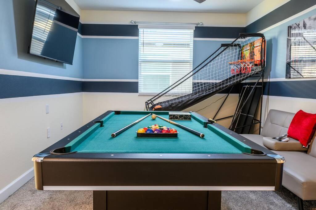 Close To Disney & Other Theme Parks,Private Heated Poolspa, Bbq & Game Rm Kissimmee Eksteriør billede